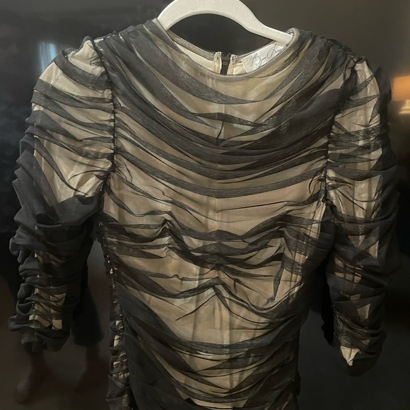 Byron Lars Tops - Byron Lars Beauty Mark Black Top — Womens Small